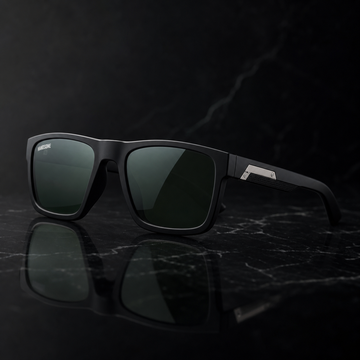 Black Polarized Sunglasses Men Women Classic Square